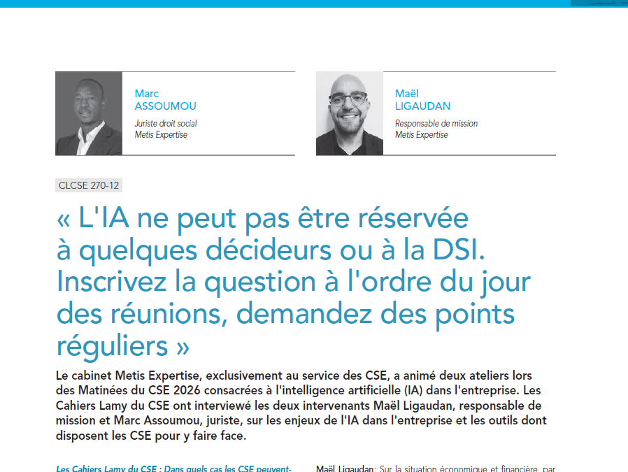 L&rsquo;intelligence artificielle ne doit pas être un sujet réservé aux directions ou aux DSI